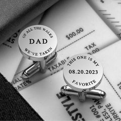 Personalized Initial Engraved Cufflink - Giva