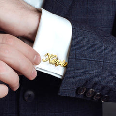 Personalized Name Cufflinks Perfect for groomsmen gifts - Giva