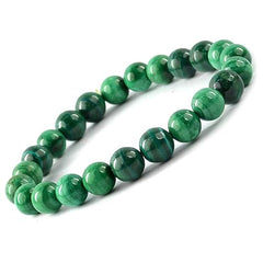 Crystal Stone 8mm Beads Bracelet Round Shape for Reiki Healing and Crystal Healing Chakra Stone