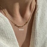 Morse Code Name Necklace