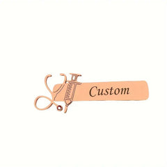 Custom Doctors and Nurses Names Brooch
