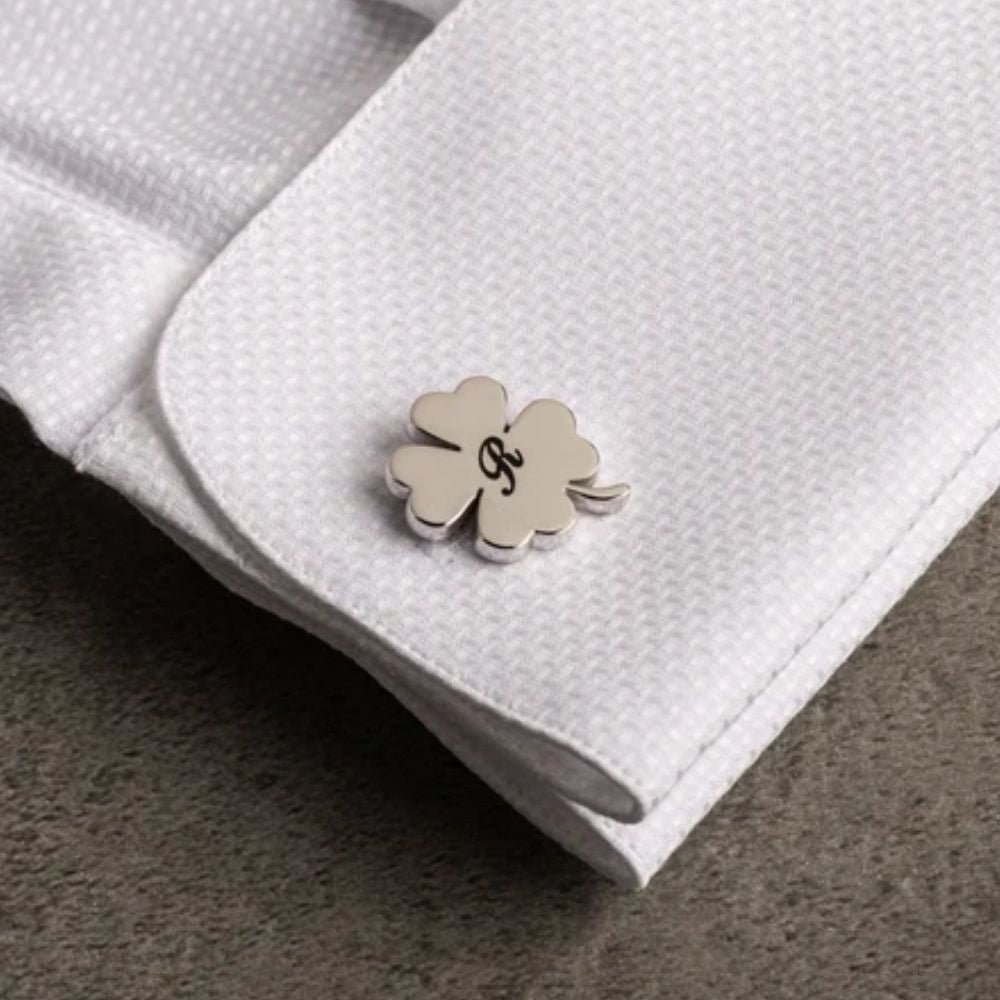 Custom Four Leaf Clover Cufflinks - Giva