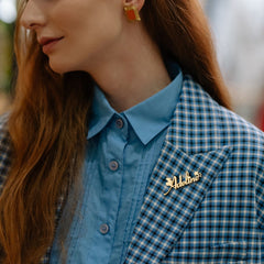 Custom Name Brooch - Giva
