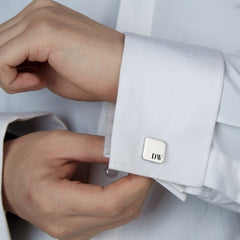 Personalized Engraving Square Cufflinks - Giva