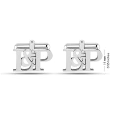 Personalized Initial Groom Wedding Cufflinks For Men And Boys - Giva