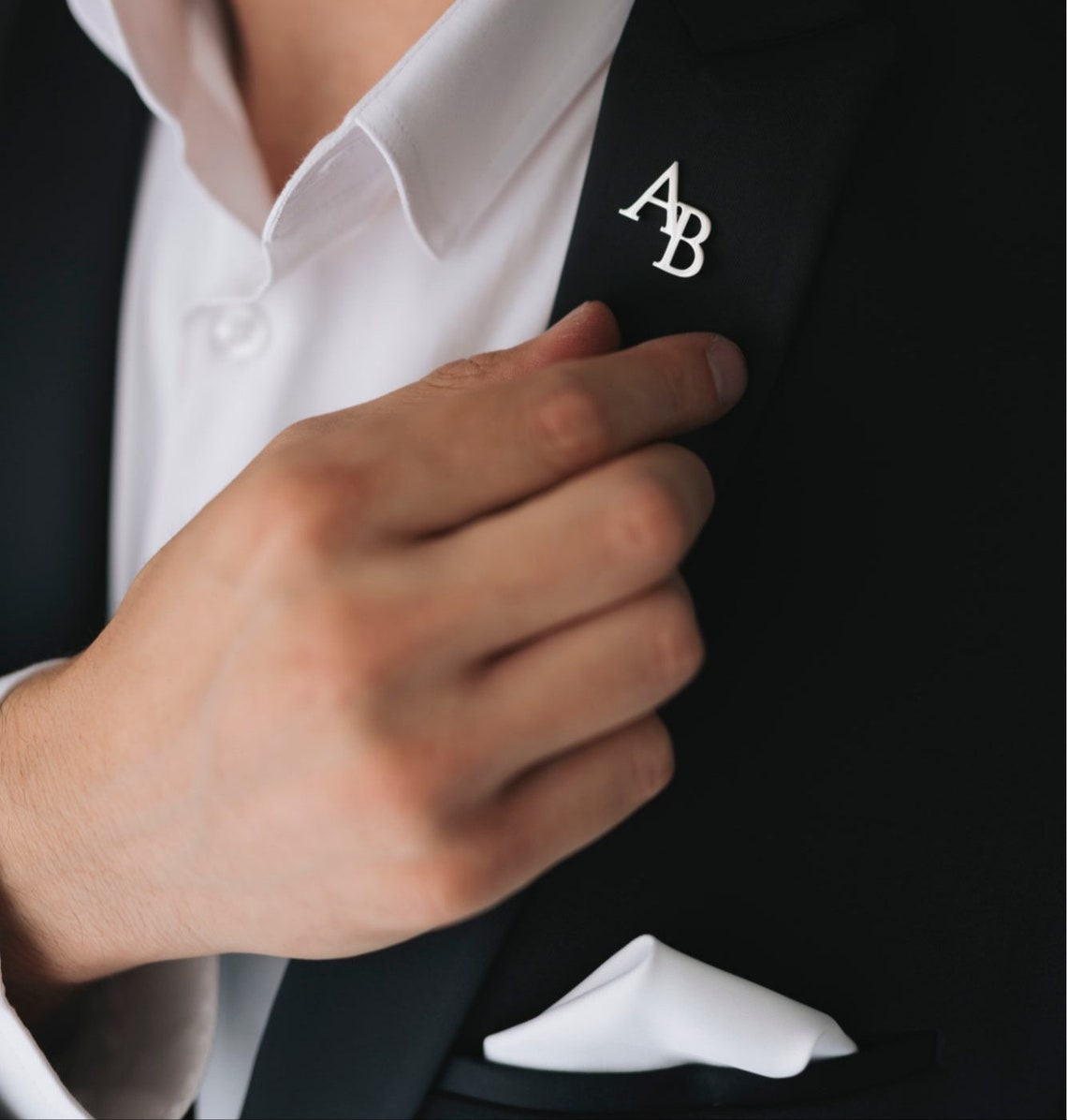 Personalized Initial Letter Name Brooch - Giva