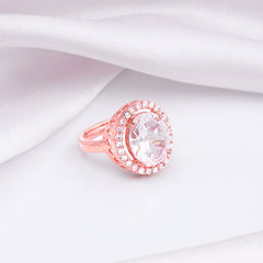 Rose Gold Solitaire Ring