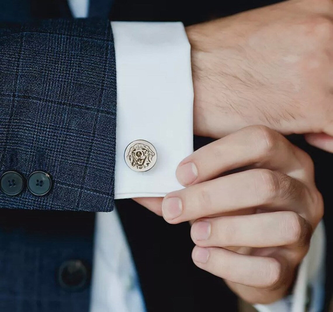 Custom Pet Engraved Cufflinks - Giva