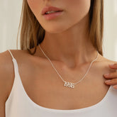 Birth Year Necklace • Year Necklace Gold, Silver • Necklace For Girlfriend • Birthday Gift For Girlfriend • Girlfriend Christmas Gift Ideas