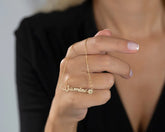 Gold Personalized Stethoscope Name Necklace , Stethoscope Name Necklace , Stethoscope Necklace With Name , Nurse Name Necklace