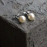 Natural Pearl Gold & Silver Color Cufflinks for the Modern Gentleman