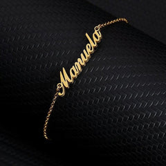 Custom Name Anklet, Customized Gift, Minimalist Anklet, Personalized Anklet, Valentines Gift for Best friend, Gift for girlfriend