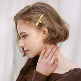 Personalized Custom Name Hair Clip Stainless Steel Cute Accessory Jewelry Gift