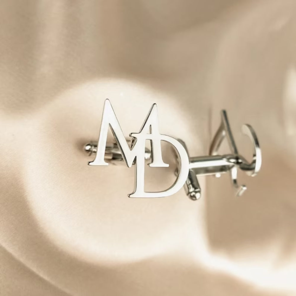 Personalized Initial Letter Cufflinks - Giva