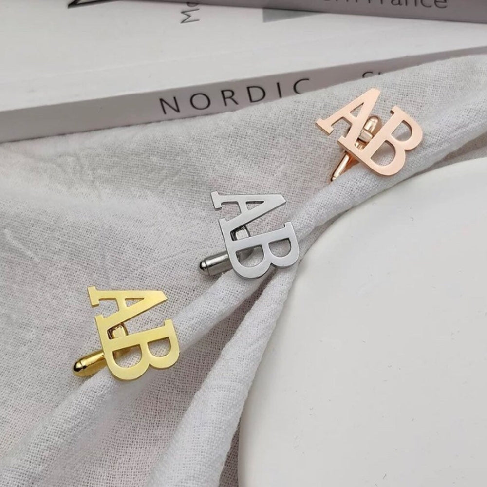 Custom Name Cufflinks Perfect for groomsmen gifts - Giva