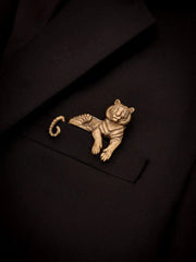 Enigmatic Stripes Brooch