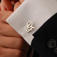 Initial Letter Custom Cufflinks - Giva