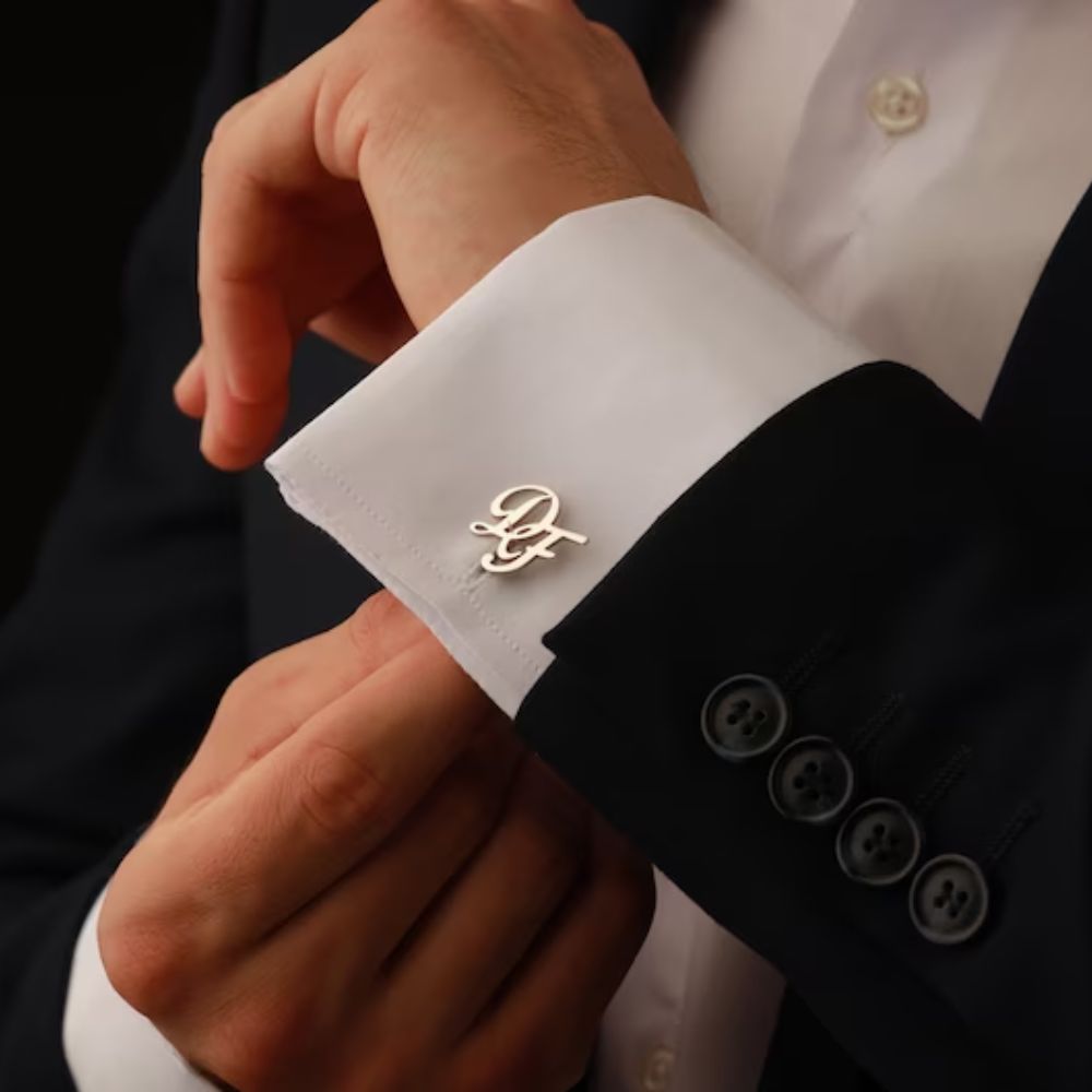 Initial Letter Custom Cufflinks - Giva