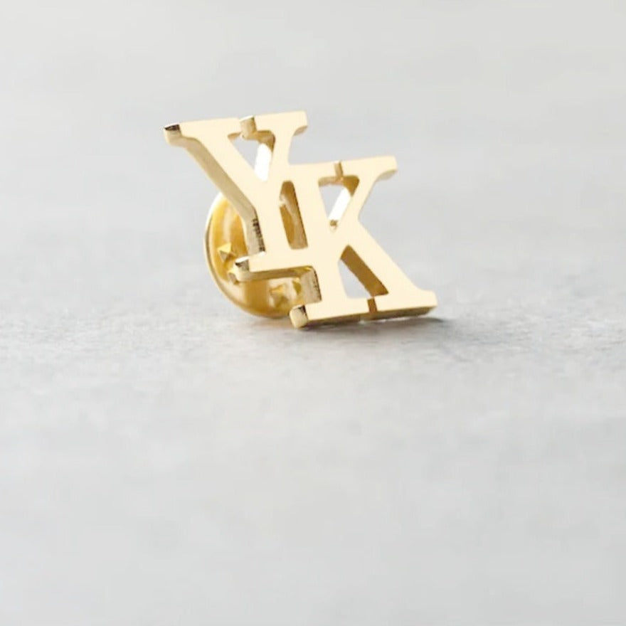 Personalized Initial Letter Name Brooch - Giva