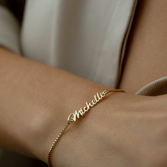 Name Bracelet, Nameplate Bracelet, Personalize Name Bracelet, Custom Name Bracelet, Personalized Jewelry, Christmas Gift, Mama Gift