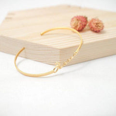 Personalized Name Bangle Bracelet