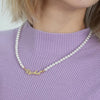 Natural Pearl Elegant Personalized Name Necklace